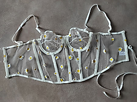 Papatyalı Transparan Büstiyer